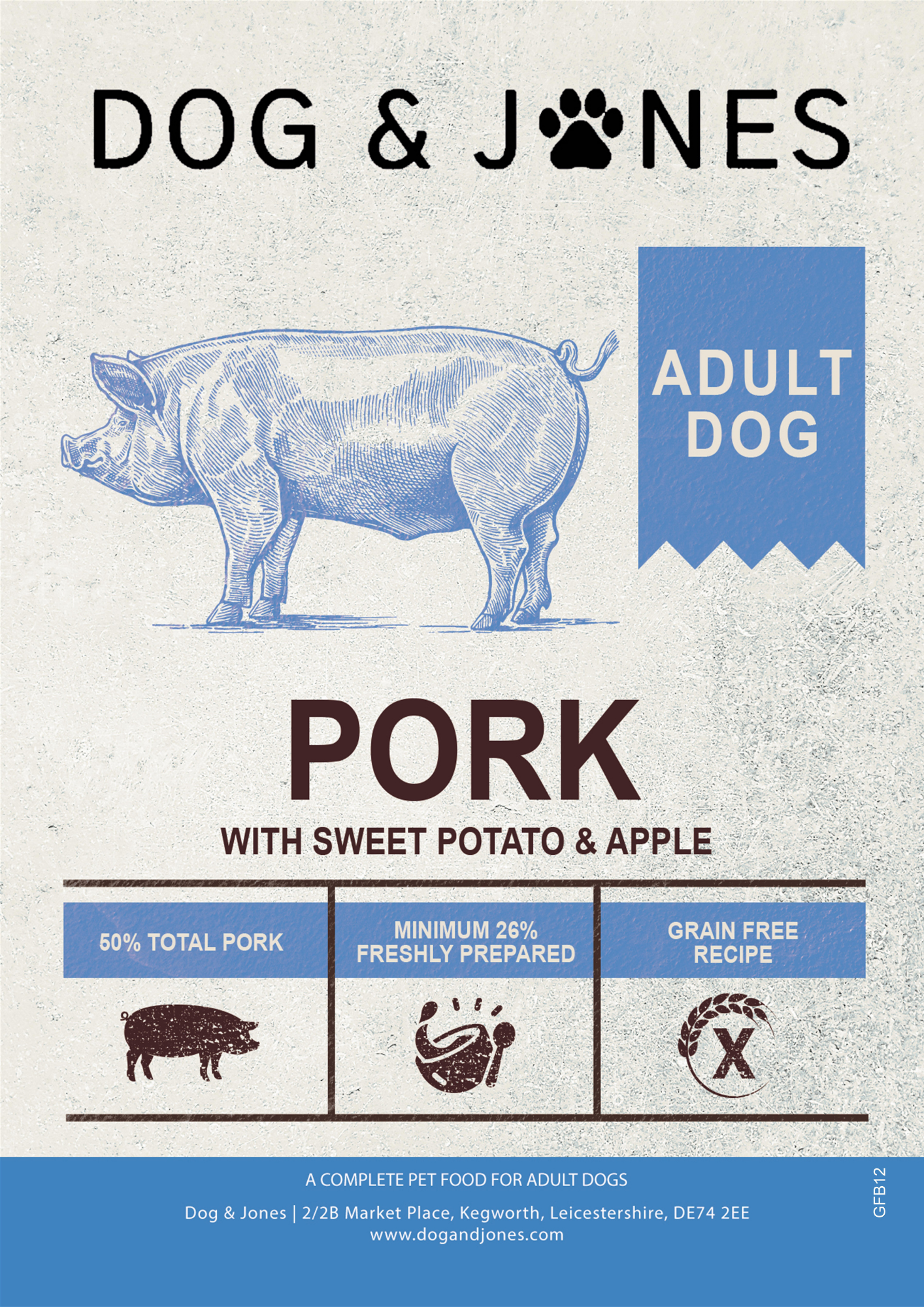 Dog & Jones Grain Free Pork For Adult Dogs