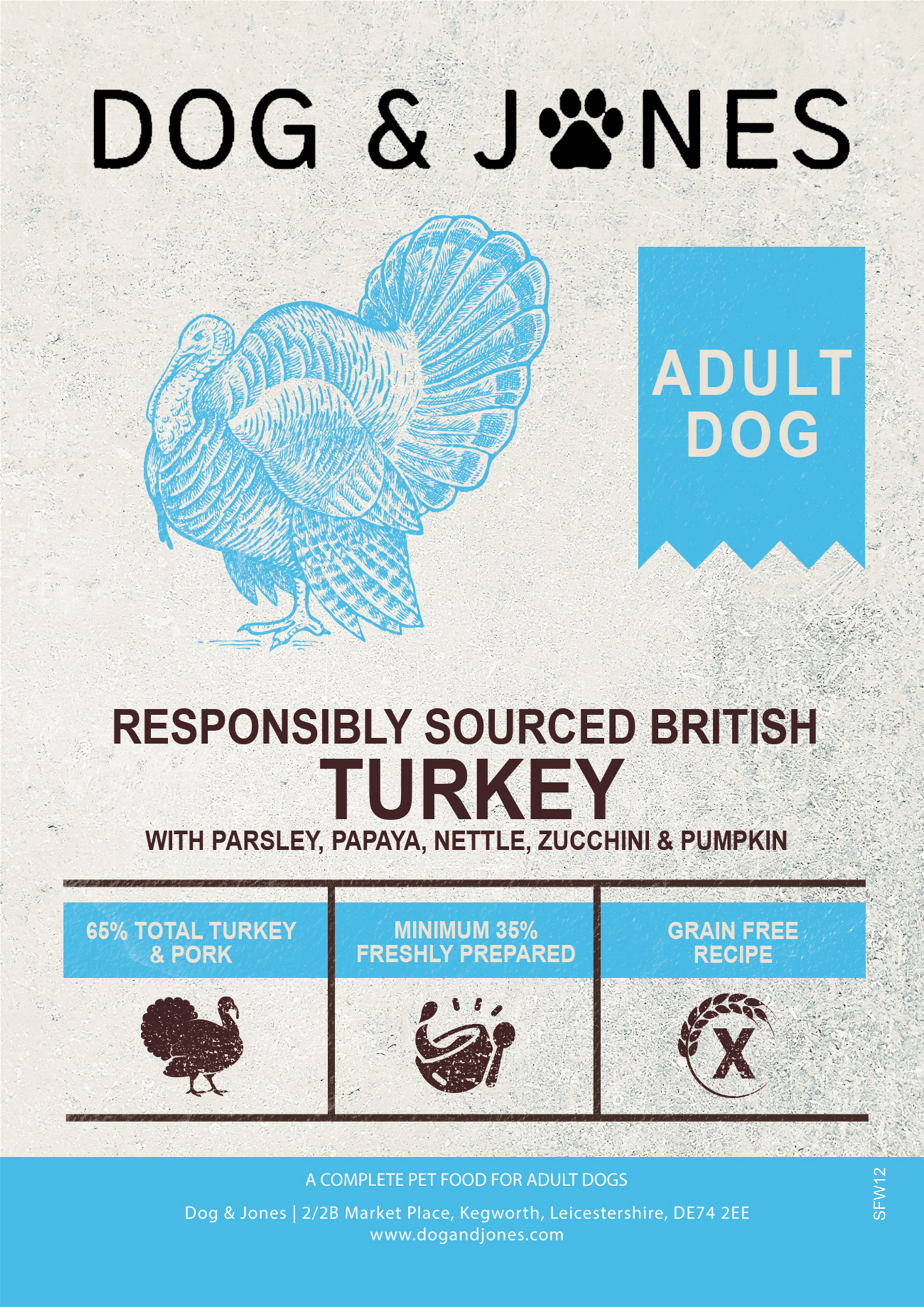 Dog & Jones Superfood British Turkey For Adult Dogs