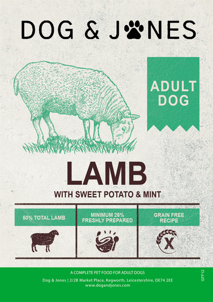 Dog & Jones Grain Free Lamb For Adult Dogs