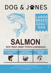 Dog & Jones Grain Free Large Breed Salmon For Adult Dogs