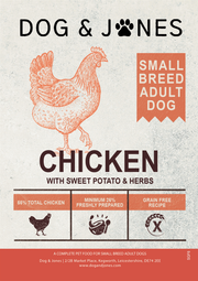 Dog & Jones Grain Free Small Breed Chicken For Adult Dogs