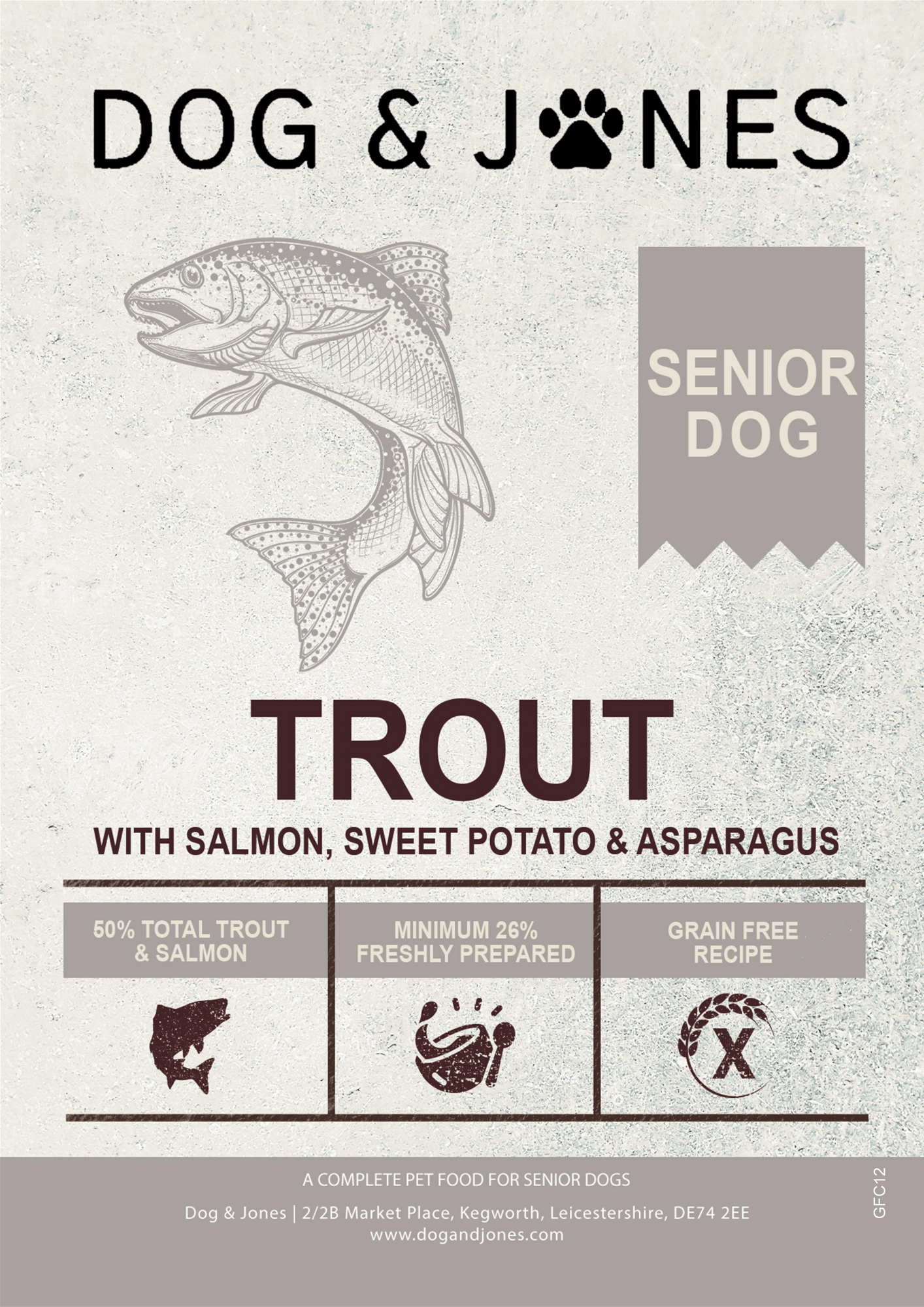 Dog & Jones Grain Free Trout For Senior Dogs