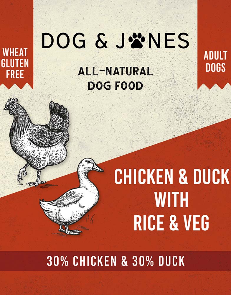 Chicken & Duck with Rice & Veg for Adult Dogs