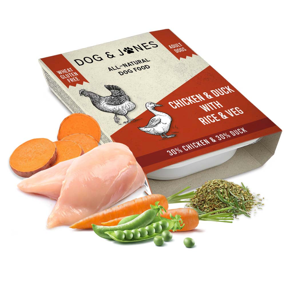 Chicken & Duck with Rice & Veg for Adult Dogs
