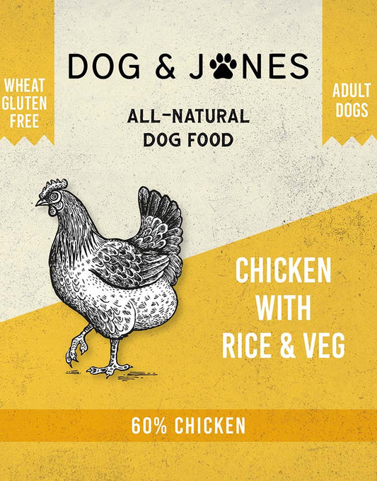 Chicken with Rice & Veg for Adult Dogs
