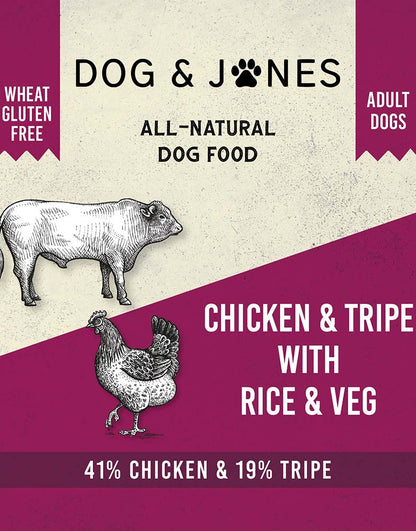 Chicken & Tripe with Rice & Veg for Adult Dogs