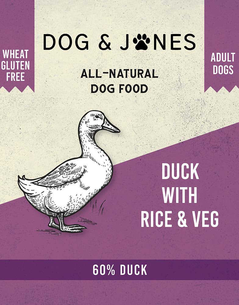 Duck with Rice & Veg for Adult Dogs