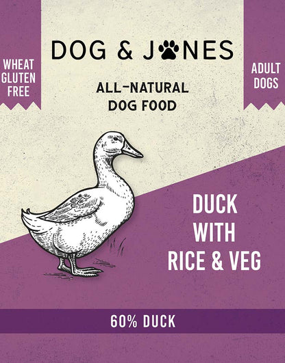 Duck with Rice & Veg for Adult Dogs