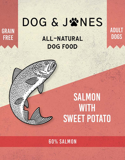 Salmon with Sweet Potato for Adult Dogs