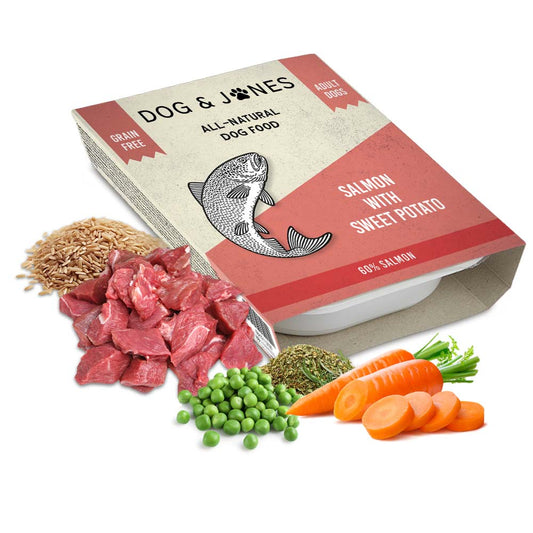 Salmon with Sweet Potato for Adult Dogs