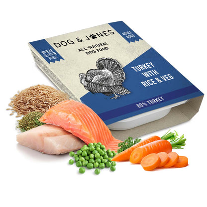 Turkey with Rice & Veg for Adult Dogs