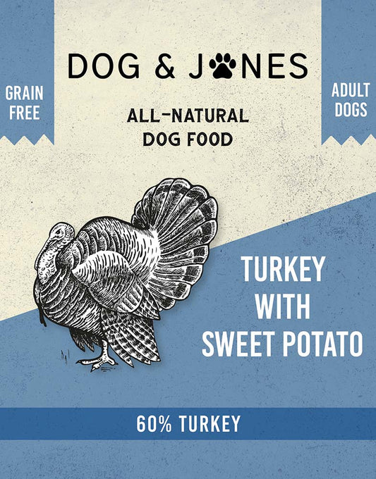 Turkey with Sweet Potato for Adult Dogs