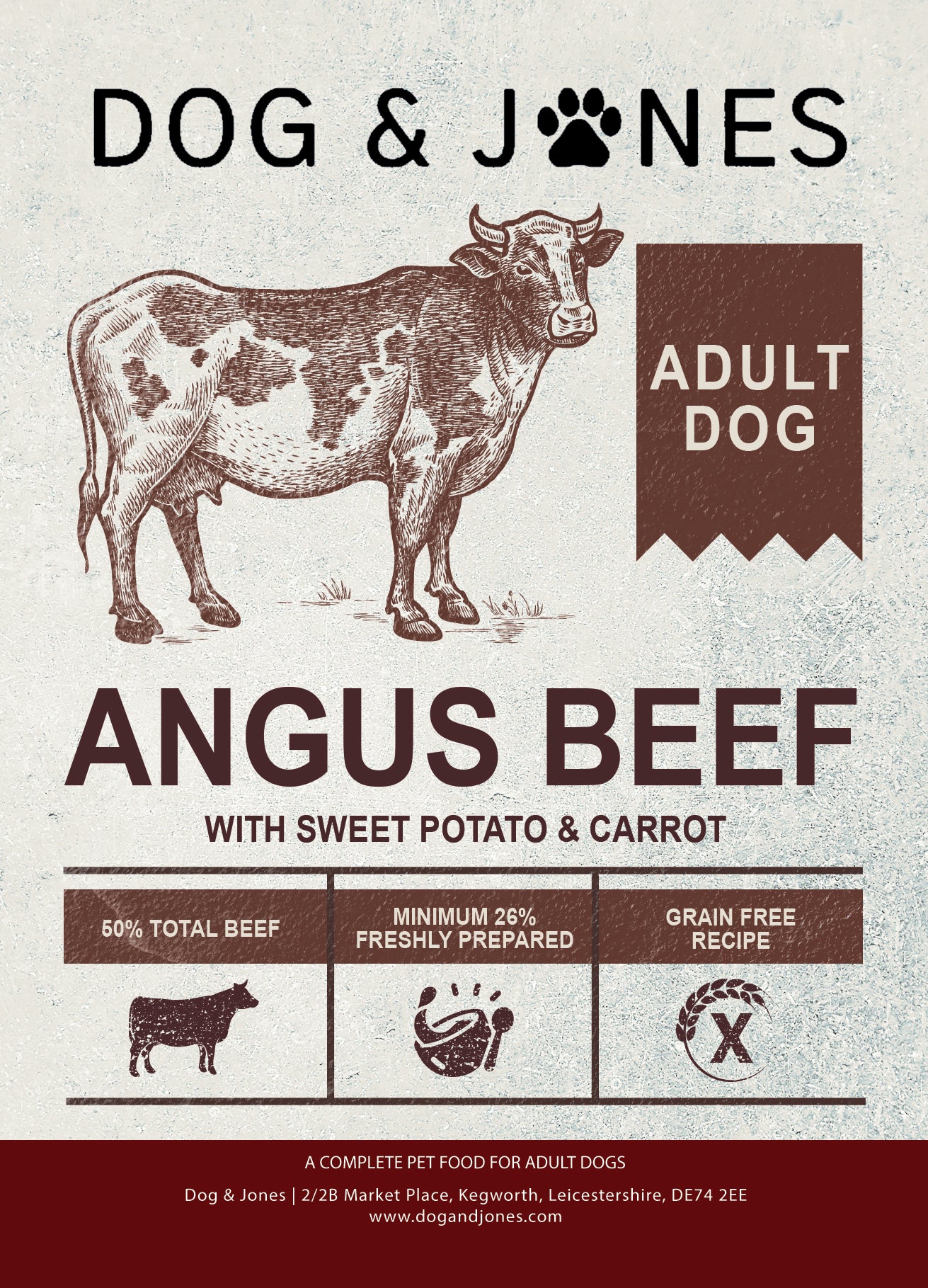 Dog & Jones Grain Free Beef For Adult Dogs