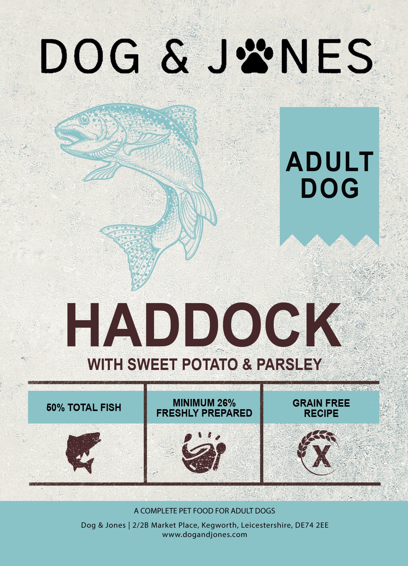 Dog & Jones Grain Free Haddock For Adult Dogs