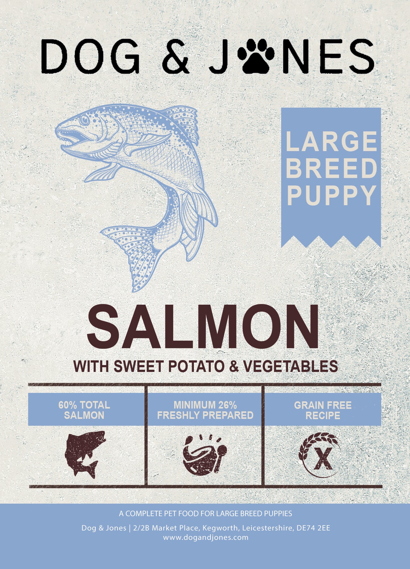 Dog & Jones Grain Free Large Breed Salmon For Puppies