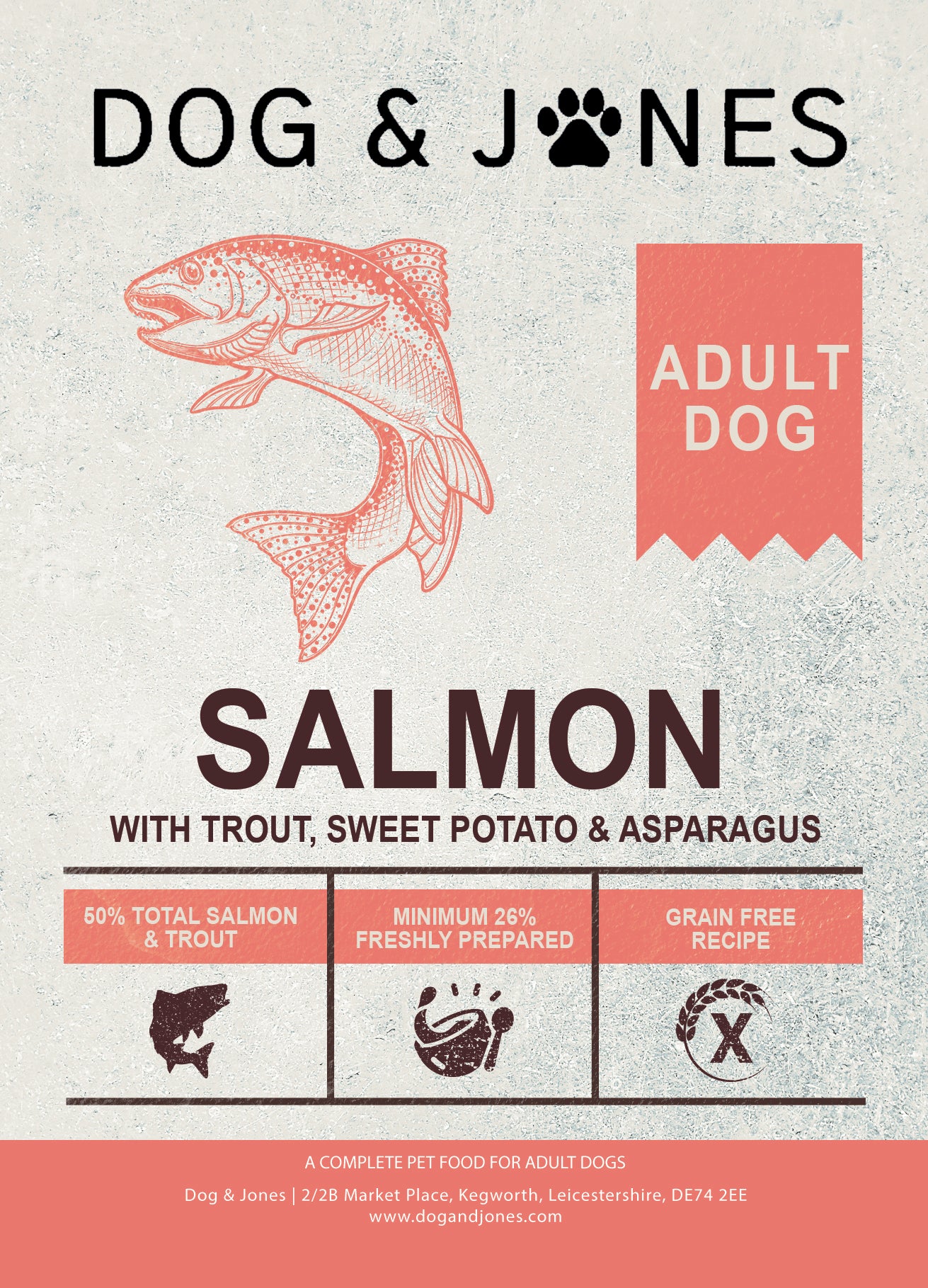 Dog & Jones Grain Free Salmon For Adult Dogs