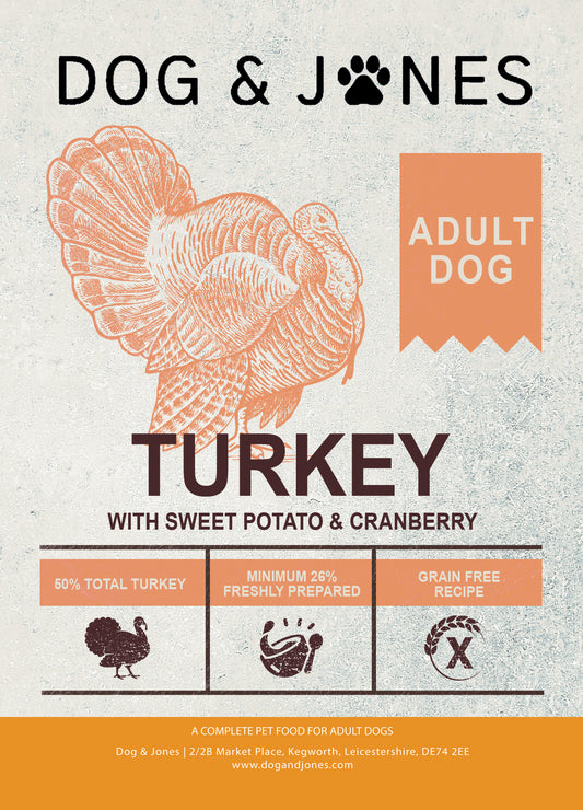 Dog & Jones Grain Free Turkey For Adult Dogs