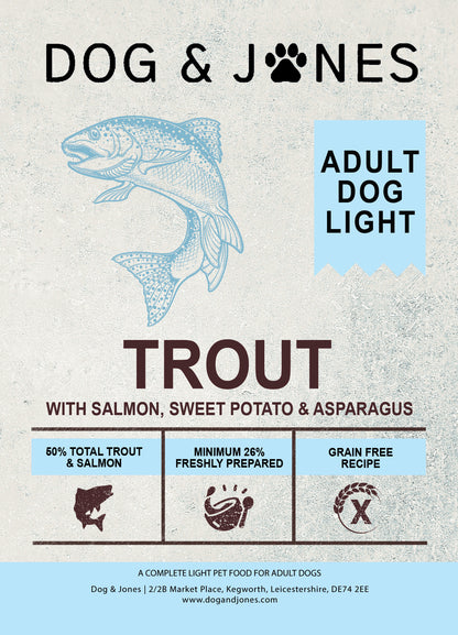 Dog & Jones Grain Free Light Trout For Adult Dogs