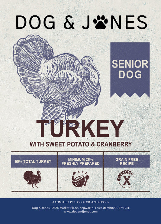 Dog & Jones Grain Free Turkey For Senior Dogs