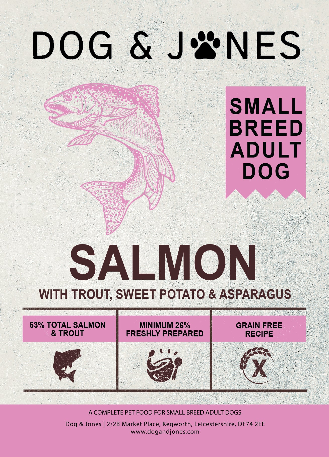 Dog & Jones Grain Free Small Breed Salmon For Adult Dogs