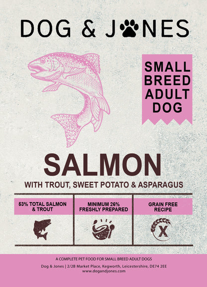 Dog & Jones Grain Free Small Breed Salmon For Adult Dogs