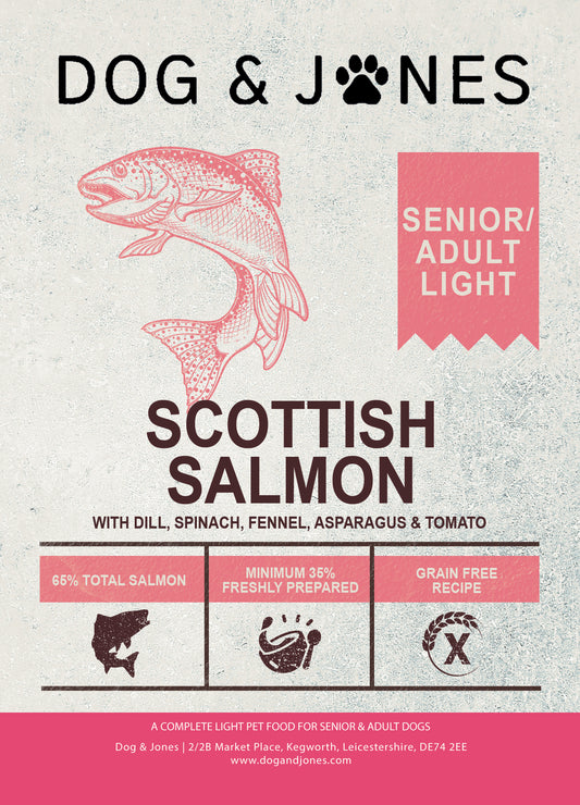Dog & Jones Superfood Light & Senior Scottish Salmon For Adult & Senior Dogs