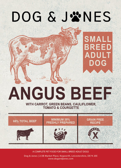 Dog & Jones Superfood Small Breed Angus Beef For Adult Dogs