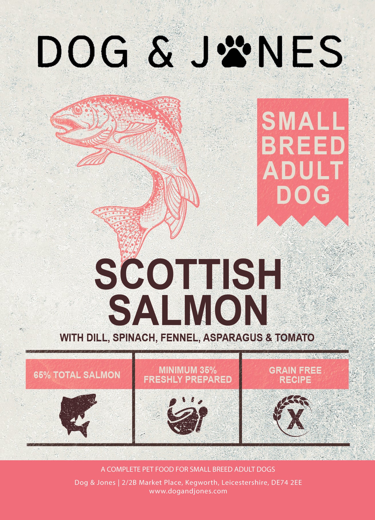 Dog & Jones Superfood Small Breed Scottish Salmon For Adult Dogs