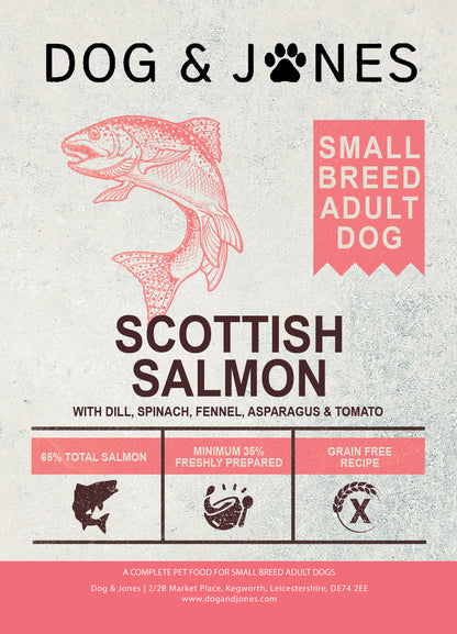 Dog & Jones Superfood Small Breed Scottish Salmon For Adult Dogs