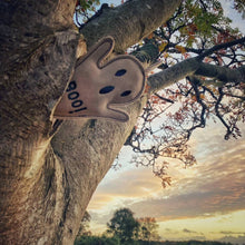 Load image into Gallery viewer, Green &amp; Wilds Boo Hoo Ghost Eco Dog Toy
