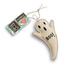 Load image into Gallery viewer, Green &amp; Wilds Boo Hoo Ghost Eco Dog Toy
